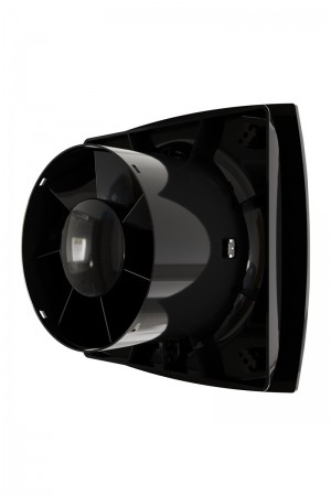 Вентилятор накладной WAVE D120 Black classic ERA