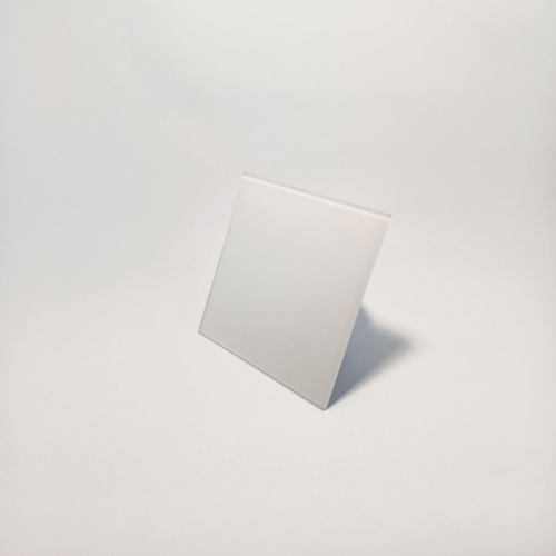 Анемостат со стеклянной внешней частью FOZA D 125 мм. Матовое стекло 180х180 мм. Цвет Белый RAL 9003